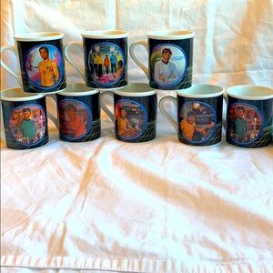 Star Trek collector Mugs, set of 8